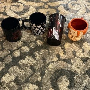 Lot of 4 Horror Cups
